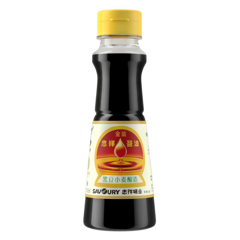 忠祥家用黑豆酱油特级酿造