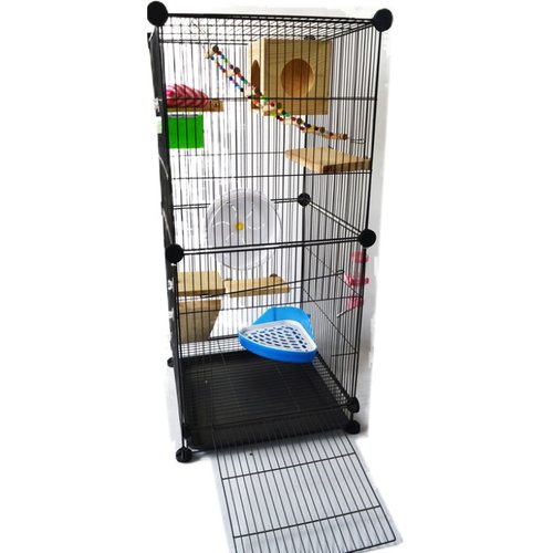 随新特密蜜袋鼯笼子花栗鼠笼子仓鼠笼子幼鼠松鼠龙猫黑大魔鼠