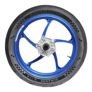 固满德全热熔烈炎熠熠轮胎10/12/17寸柳叶纹仿赛摩托/机车高抓地