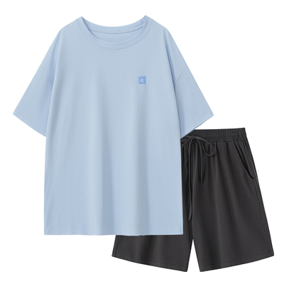 2025夏季新款休闲风男士睡衣套装