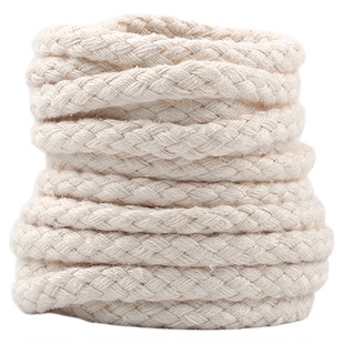 适配AF1空军一号SB DUNK腰果花棉麻鞋带米白色圆形鞋绳配饰配件黑