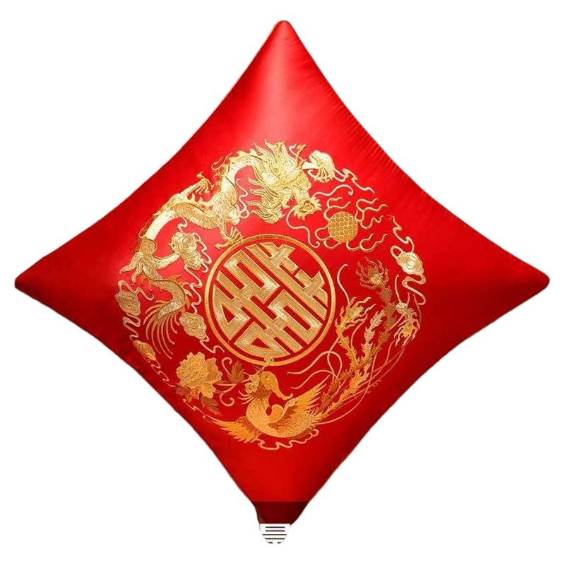 结婚抱枕2026新款婚房婚床靠枕
