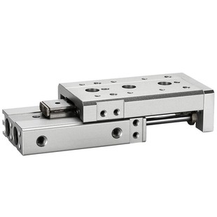 气动HLS直线带导轨滑台气缸MXS6/8/12/16/20-10-30-40-50-75-100