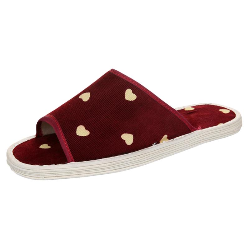 手工千层底布鞋女布底居家拖鞋老北京百搭平底复古休闲家居一字拖