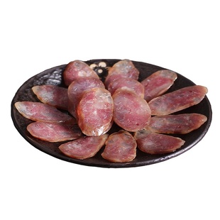 江西井冈土香肠农家猪肉新晒风干手工腊肠咸甜香原味非烟熏500g