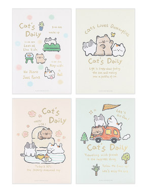 初品萌猫小队胶套本横线笔记本