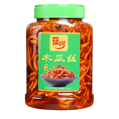 龙老师广西即食木瓜丝凉菜