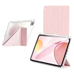 适用ipad11保护壳ipadair765新款3+y折8/9保护套pro2024平板带笔槽苹果mini7防弯6摔10.2寸4代10.9air2轻薄10