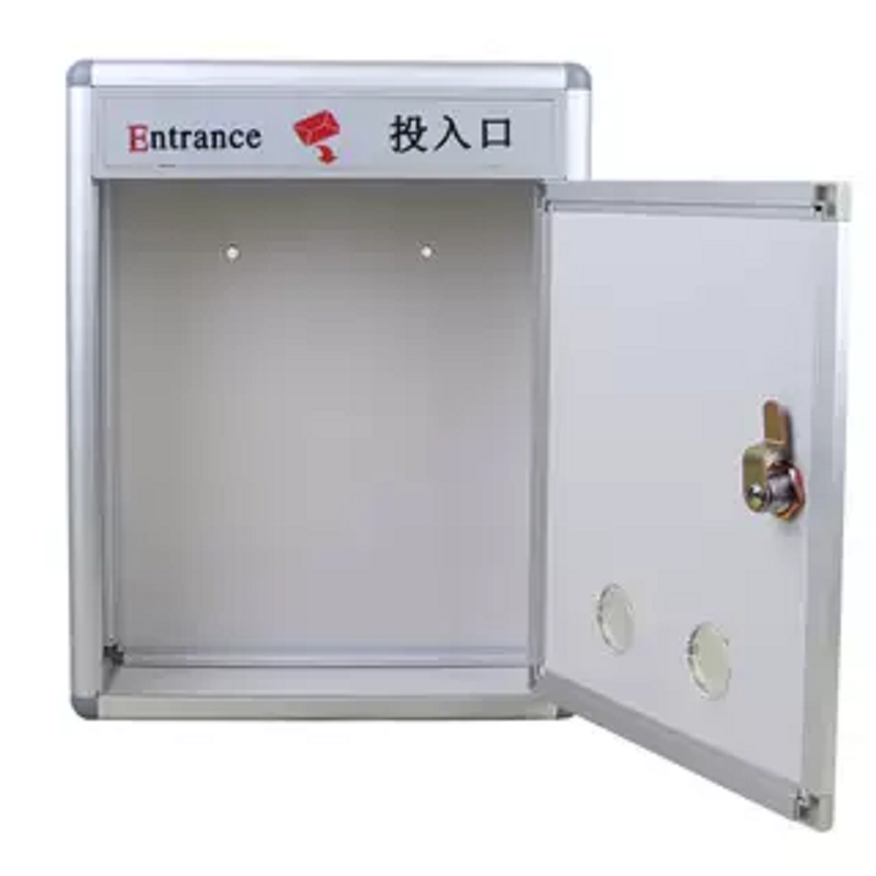 弹簧口意见箱带锁挂墙防水意见箱