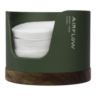 AIRFLOW粉碗滤纸防尘收纳盒圆形