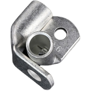 镀锡直角90度弯头T90铜鼻子铜管焊接10/16/25/50-8接线端子铜线耳