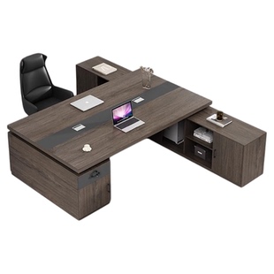 办公桌双人位面对面简约现代老板桌职员财务经理室办公桌椅组合