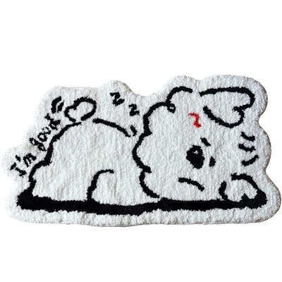 dadoodle睡觉小狗床边毯