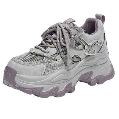 达芙妮厚底增高老爹鞋