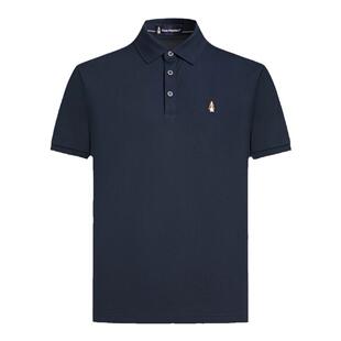 【舒适棉混纺】暇步士男款2026年夏季基础商务通勤短袖POLO衫休闲