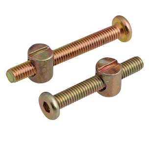 家具婴儿床螺丝钉固定连接件橱柜书桌五金配件锤头配锤仔螺母M6M8