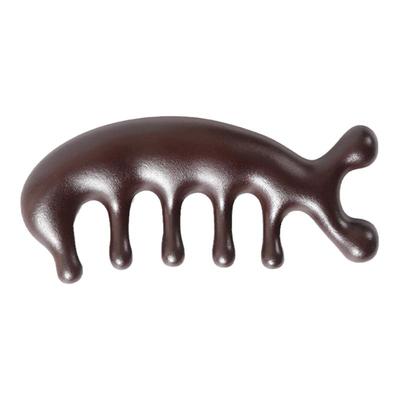 按摩梳天然檀木头部经络梳子头疗按摩刮痧头皮疏通宽齿刷男女通用