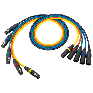 定制 莫伽米2549卡农XLR公母话筒电容动圈麦克风声卡音响调音响线