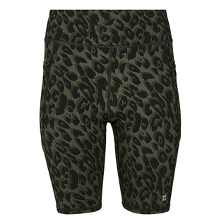 SweatyBetty Zero Gravity豹纹9英寸松紧腰跑步运动短裤女SB5324A