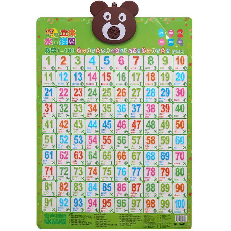 儿童数字早教认知1-100启蒙玩具