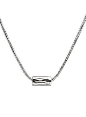 卢昱晓同款OnchicOR系列圆衡项链女设计感小众锁骨链素链高级