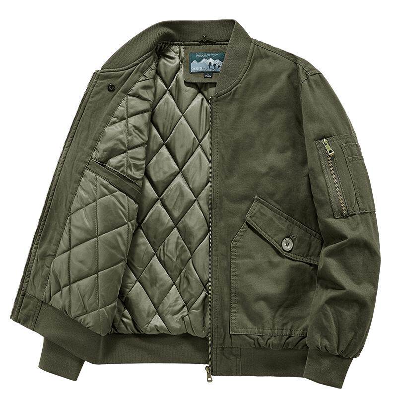 棒球服棉服男款冬季加厚工装棉衣
