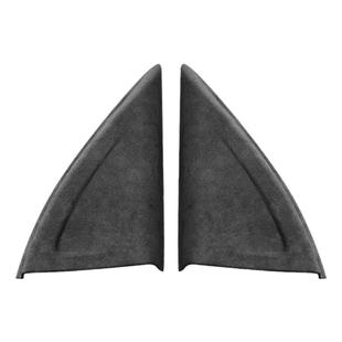 适用25款极氪009车窗三角盖A柱装饰贴Alcantara翻毛皮内饰改装件