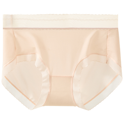 冰丝凉感女士三角裤中腰包臀