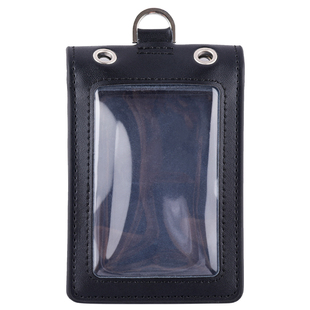 工作证卡套民航折叠工作牌卡套胸卡证件套定制带挂绳门禁胸牌定做