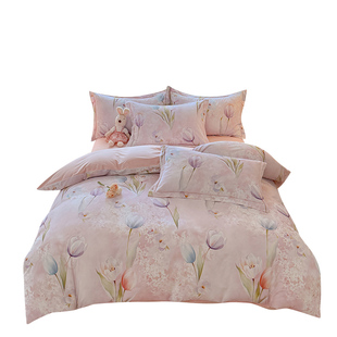 高端新疆纯棉80支加厚磨毛四件套全棉被套床单床笠三件套秋冬床品