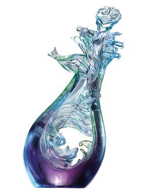 送朋友桌面摆件琉园琉璃礼品中式