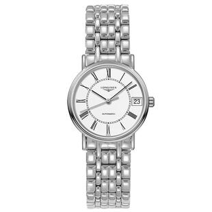 浪琴Longines 瑰丽系列罗马刻度自动机械钢带女表L4.322.4.11.6