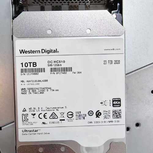询价-WD Ultrastar DC HC510 10TB SAS