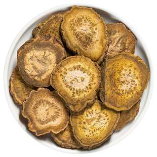 野生大黄中药材旗舰店正品 正宗甘肃马蹄大黄片泡水 有售川大黄