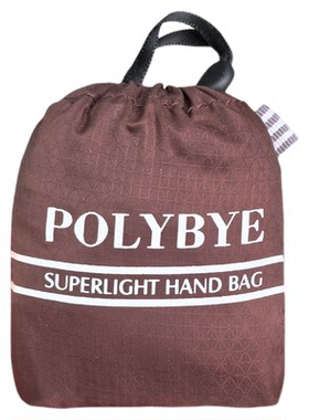 POLYBYE尼龙纯色掌心折叠购物袋