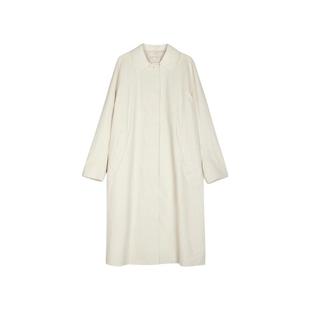 【周迅同款】LESS春秋时尚仿皮风衣女简约宽松中长外套2N9912680