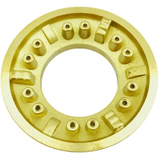 台式炉老式燃气灶具配件煤气炉纯铜分火器小火芯炉中芯小火盖帽圈