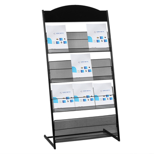 兆弘报架报刊架杂志架落地彩页海报宣传手册资料架书报收纳展示架