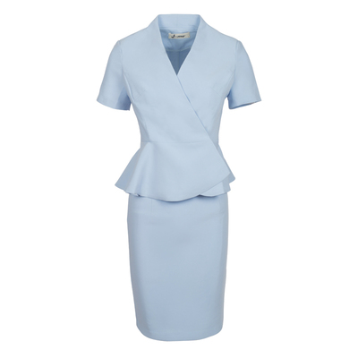 短袖职业套装女美容院