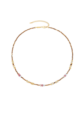 OUBIYABI欧比雅比【珠饰系列】木花亭串珠项链轻奢锁骨链珠链新品