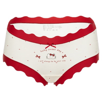 软萌可爱Kitty印花内裤~