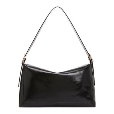 女士新款亮面皮质单肩腋下包