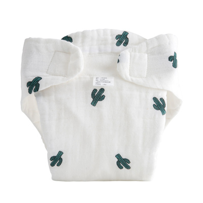 婴儿可洗纯棉尿布可洗尿布裤夏季