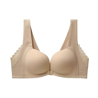 趣安芬文胸本命年红色前扣宽肩带