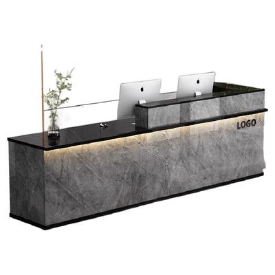 收银台柜台公司烤漆前台接待台美容院服装店小型收银台网红店吧台