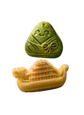 端午新中式艾草粽子绿豆糕礼盒