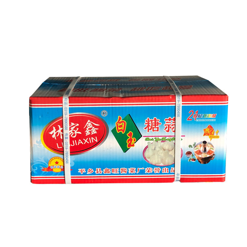 白玉糖蒜糖醋蒜批发商用整箱23斤