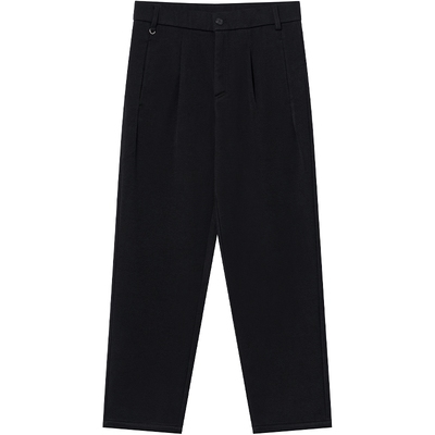 JDV商场同款黑色男士宽松休闲裤