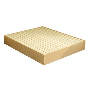 实木无床头榻榻米床气压储物床小户型收纳高箱床落地床多功能床架