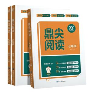 鼎尖阅读 初中语文阅读理解组合训练专项练习册 初一二三多维阅读七八九年级巅峰阅读训练100篇同步练习册课外阅读书籍必读一本